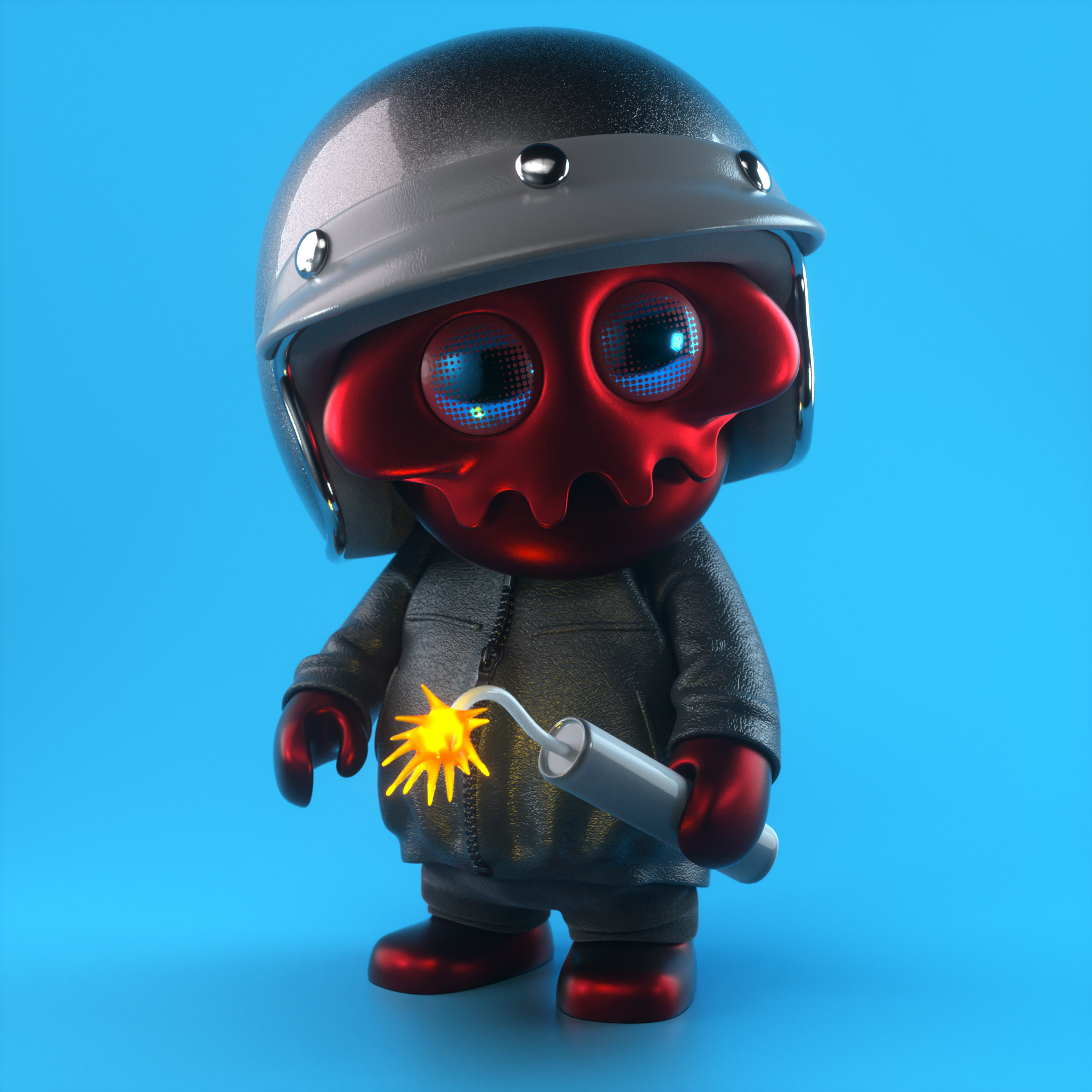 Red Don Biker JACK
